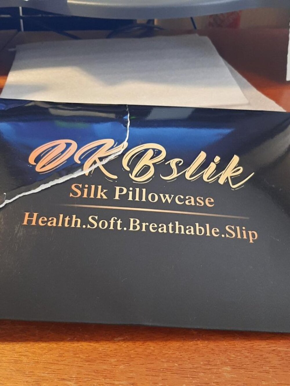 NEW Bag ! DKBslik Pillow Cases 2Pack Mulberry Silk Both Sides Natural Silk Ivory